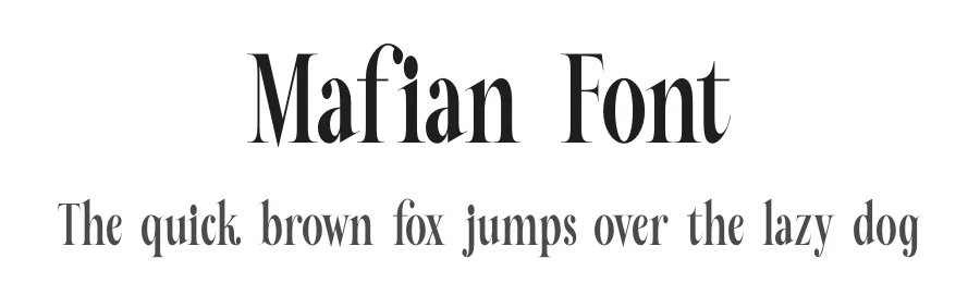 Mafian Font by timelesstype.co — Display Font