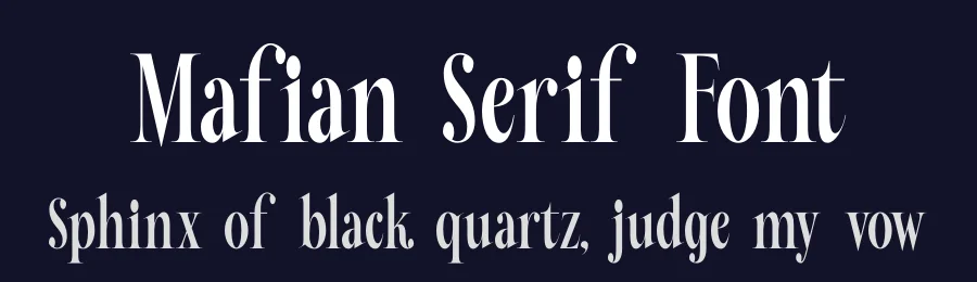 Mafian Serif Font by timelesstype.co — Display Font — thumbnail 2