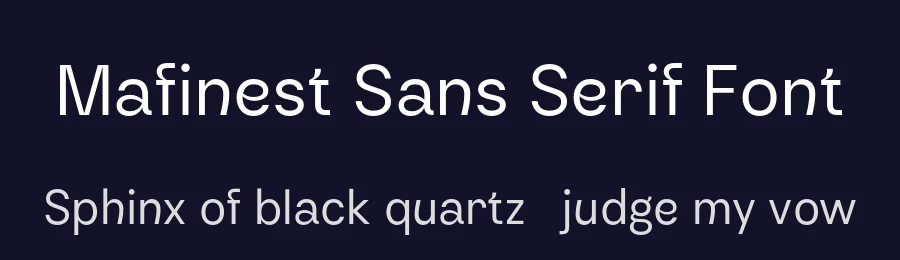 Mafinest Sans Serif Font by craftsupplyco — Sans Serif Font — thumbnail 2