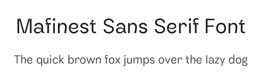 Mafinest Sans Serif Font by craftsupplyco — Sans Serif Font