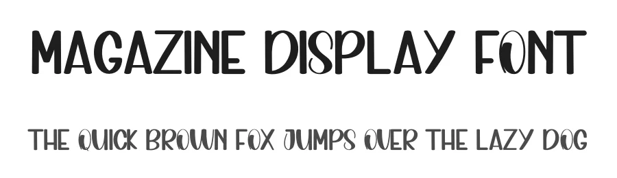 Magazine Display Font by inermediaSTUDIO — Display Font
