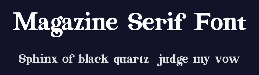 Magazine Serif Font by Nestype — Decorative Font — thumbnail 2
