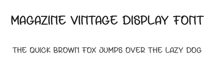 Magazine Vintage Display Font by creativeletter — Display Font