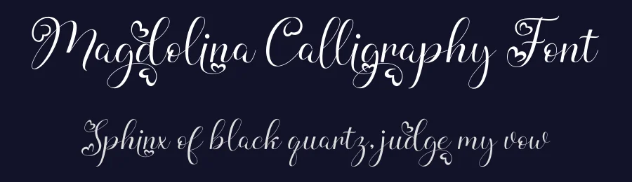 Magdolina Calligraphy Font by yontype — Script Handwritten Font — thumbnail 2