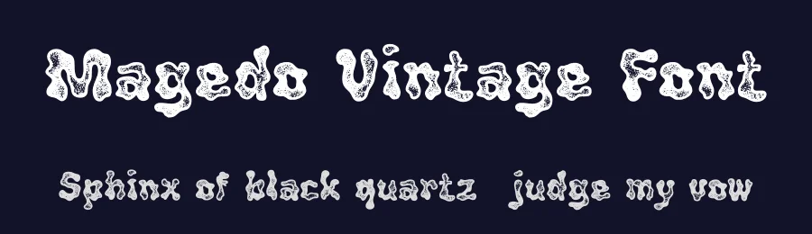 Magedo Vintage Font by craftsupplyco — Display Font — thumbnail 2