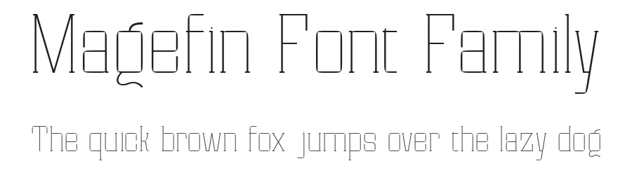 Magefin Font Family by Muksal Creative — Decorative Font
