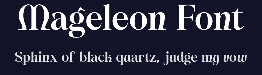 Mageleon Font by Second Son Radiance — Serif Font — thumbnail 2