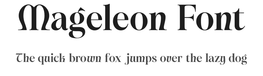 Mageleon Font by Second Son Radiance — Serif Font