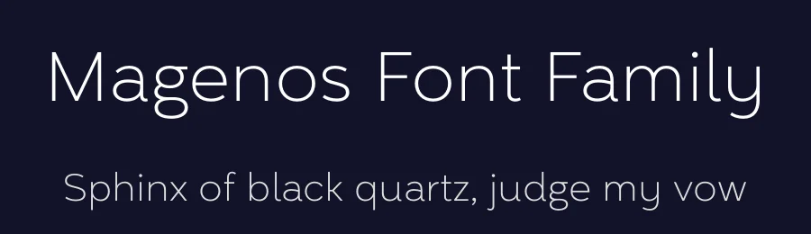 Magenos Font Family by Graphite — Sans Serif Font — thumbnail 2