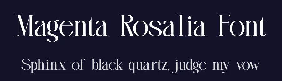 Magenta Rosalia Font by timelesstype.co — Display Font — thumbnail 2