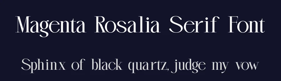 Magenta Rosalia Serif Font by timelesstype.co — Display Font — thumbnail 2
