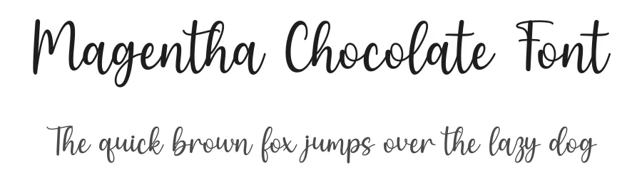 Magentha Chocolate Font by DN Creative — Script Handwritten Font