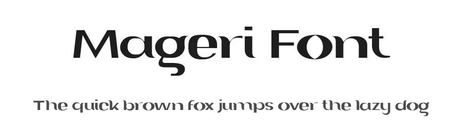 Mageri Font by twinletter — Sans Serif Font