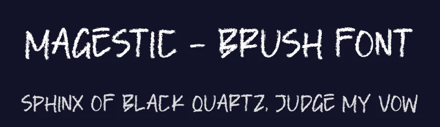MAGESTIC – Brush Font by perspectype — Script Handwritten Font — thumbnail 2