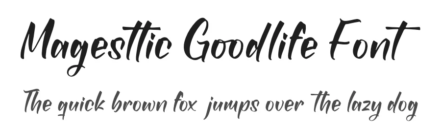 Magesttic Goodlife Font by letterfabric — Script Handwritten Font