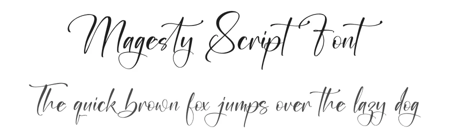 Magesty Script Font by letterfabric — Script Handwritten Font