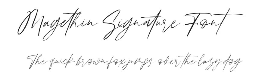 Magethin Signature Font by metafontsy — Script Handwritten Font