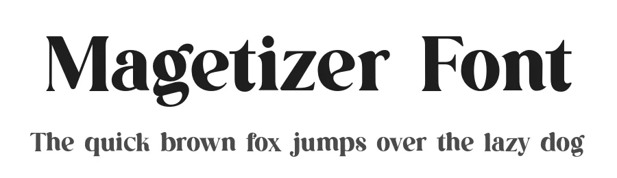 Magetizer Font by UICreative — Serif Font