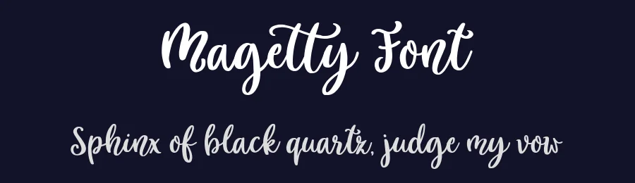 Magetty Font by metafontsy — Script Handwritten Font — thumbnail 2
