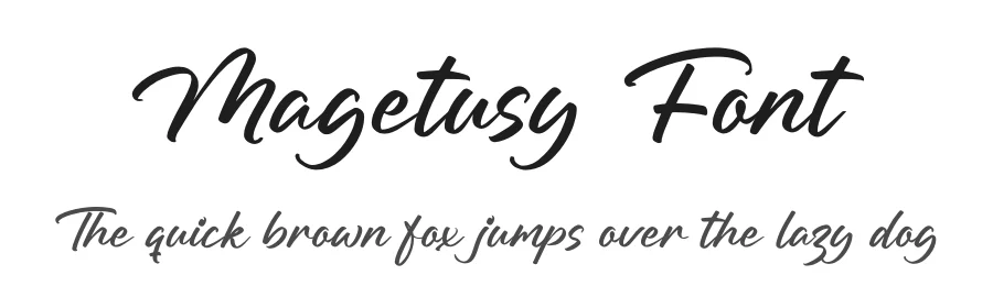 Magetusy Font by grahatype — Script Handwritten Font
