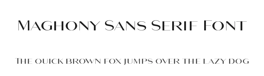 Maghony Sans Serif Font by Sronstudio β Sans Serif Font