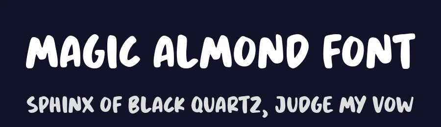 Magic Almond Font by Timur type — Display Font — thumbnail 2