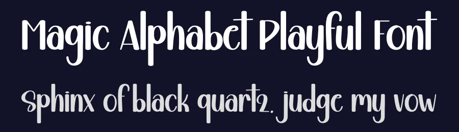 Magic Alphabet Playful Font by andikastudio — Display Font — thumbnail 2