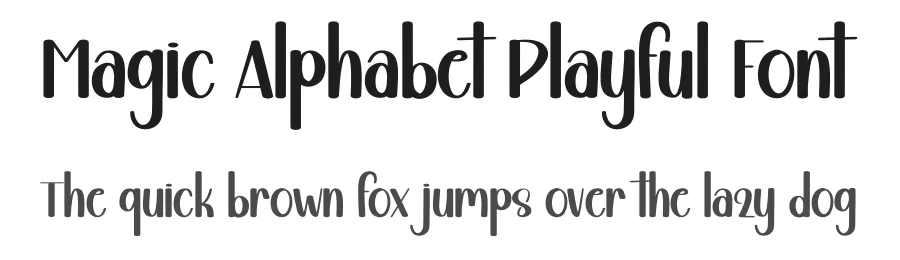 Magic Alphabet Playful Font by andikastudio — Display Font