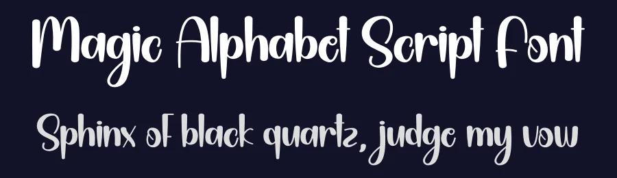 Magic Alphabet Script Font by andikastudio — Display Font — thumbnail 2