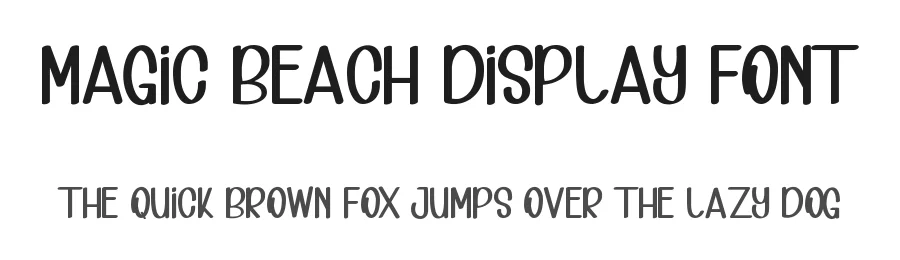 Magic Beach Display Font by inermediaSTUDIO — Display Font