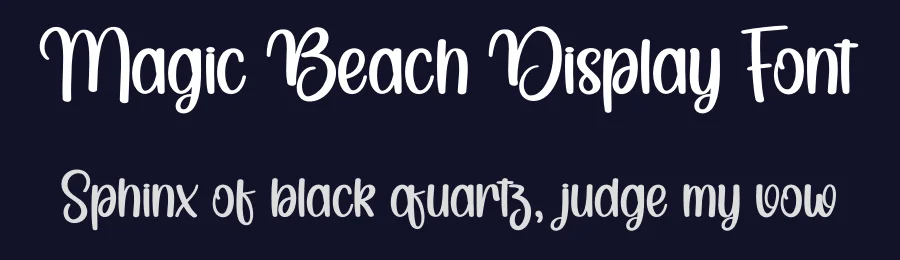 Magic Beach Display Font by andikastudio — Script Handwritten Font — thumbnail 2