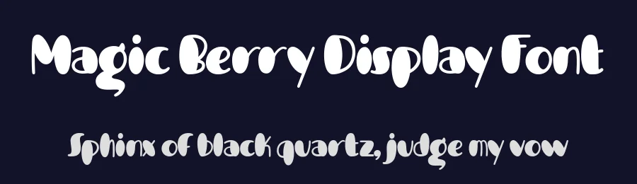 Magic Berry Display Font by Dantype — Decorative Font — thumbnail 2