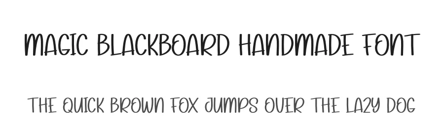 Magic Blackboard Handmade Font by andikastudio — Display Font