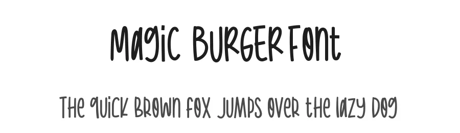Magic Burger Font by RaisProject — Display Font