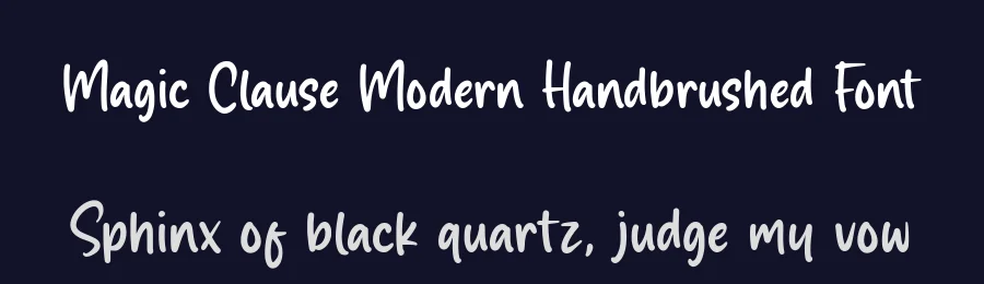 Magic Clause Modern Handbrushed Font by balpirick — Script Handwritten Font — thumbnail 2