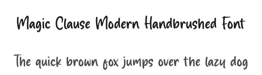 Magic Clause Modern Handbrushed Font by balpirick — Script Handwritten Font