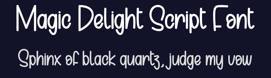 Magic Delight Script Font by andikastudio — Display Font — thumbnail 2