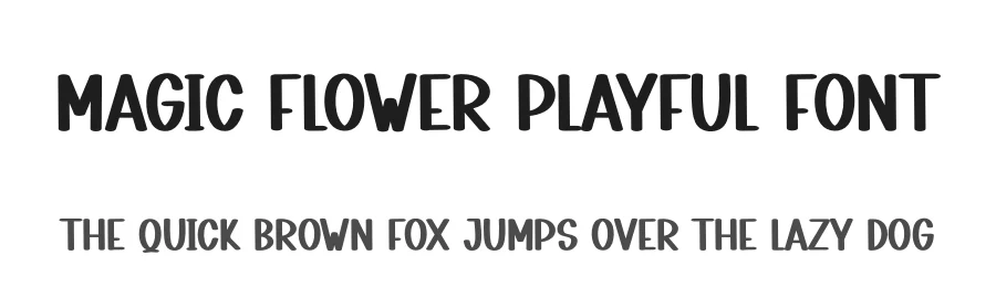 Magic Flower Playful Font by creativeletter — Script Handwritten Font