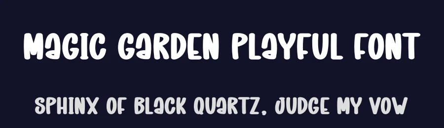 Magic Garden Playful Font by andikastudio — Display Font — thumbnail 2