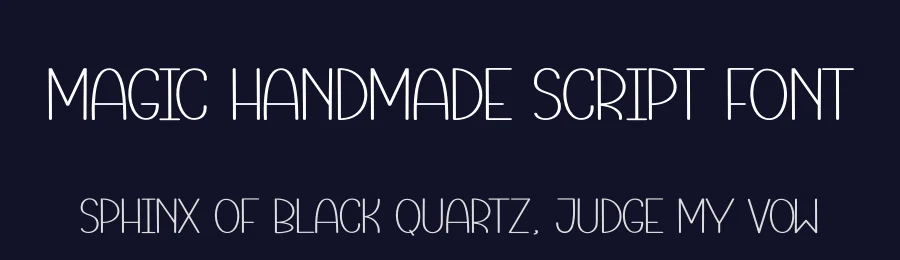 Magic Handmade Script Font by andikastudio — Display Font — thumbnail 2