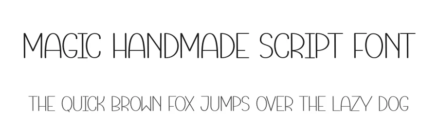 Magic Handmade Script Font by andikastudio — Display Font
