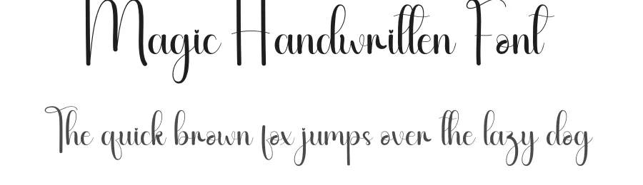 Magic Handwritten Font by andikastudio — Script Handwritten Font