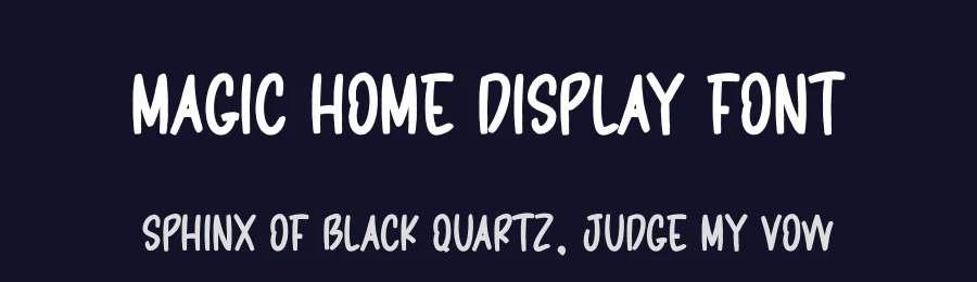 Magic Home Display Font by andikastudio — Display Font — thumbnail 2