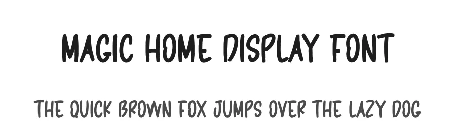Magic Home Display Font by andikastudio — Display Font