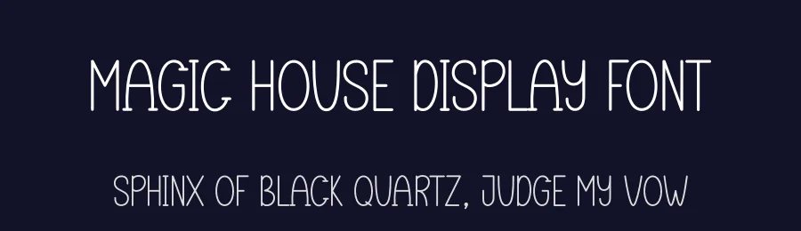 Magic House Display Font by andikastudio — Display Font — thumbnail 2