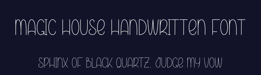 Magic House Handwritten Font by andikastudio — Display Font — thumbnail 2