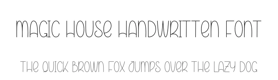 Magic House Handwritten Font by andikastudio — Display Font