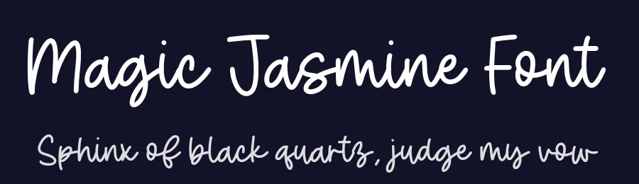 Magic Jasmine Font by Timur type — Script Handwritten Font — thumbnail 2