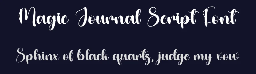 Magic Journal Script Font by andikastudio — Script Handwritten Font — thumbnail 2