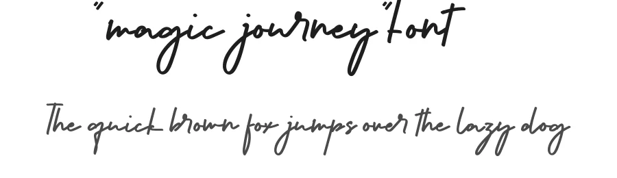 Magic Journey Font by nihstudio — Script Handwritten Font